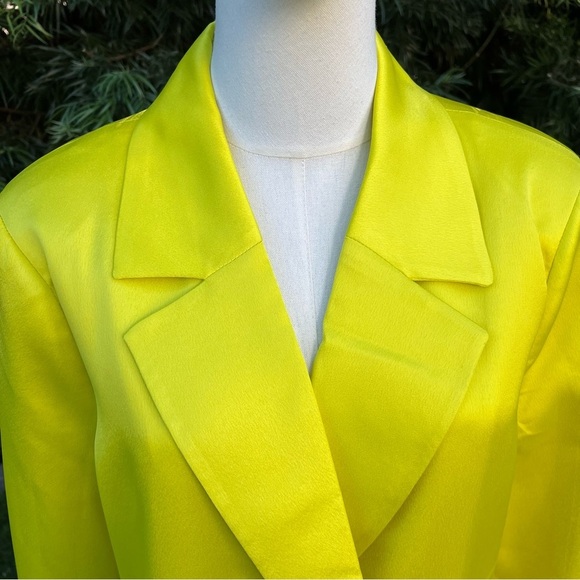 7 for all Mankind Neon Blazer Dress with fringe - Picture 3 of 12